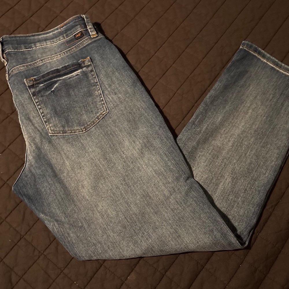 Jag Jeans Relaxed Boyfriend Medium Wash Blue Denim Jeans Womens‎ Size 6